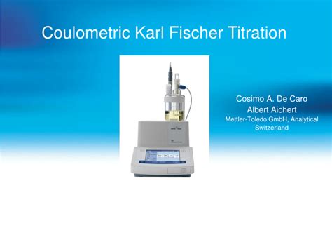 Columetrico Karl Fischer Titration discount store|coulometric titration chart pdf.